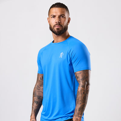 Gym King Energy Tee - Blue Surge