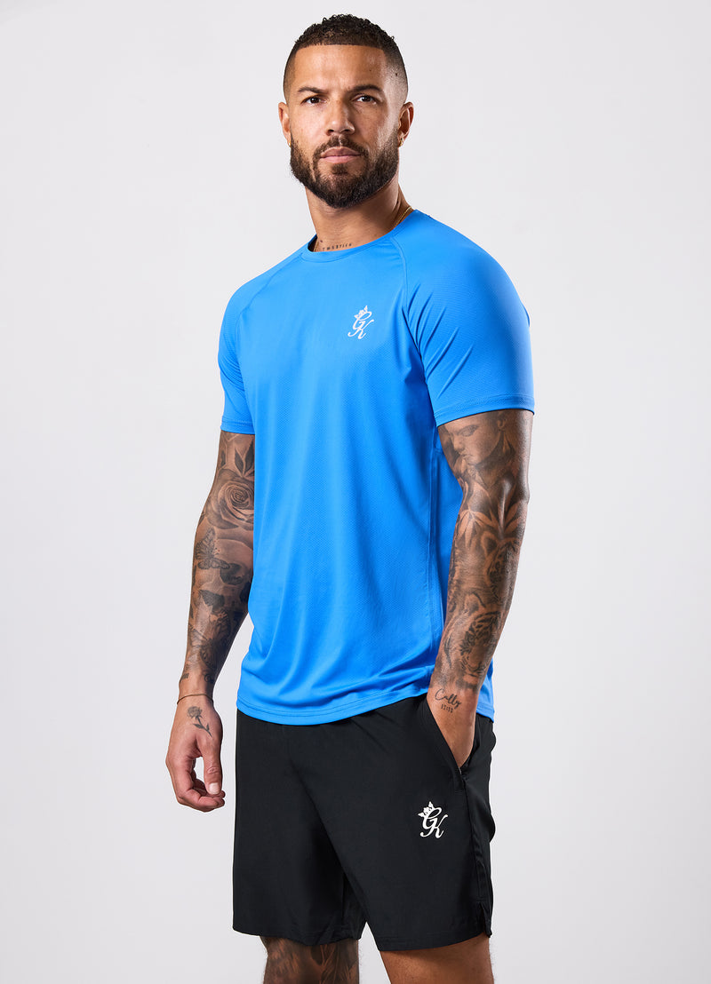 Gym King Energy Tee - Blue Surge