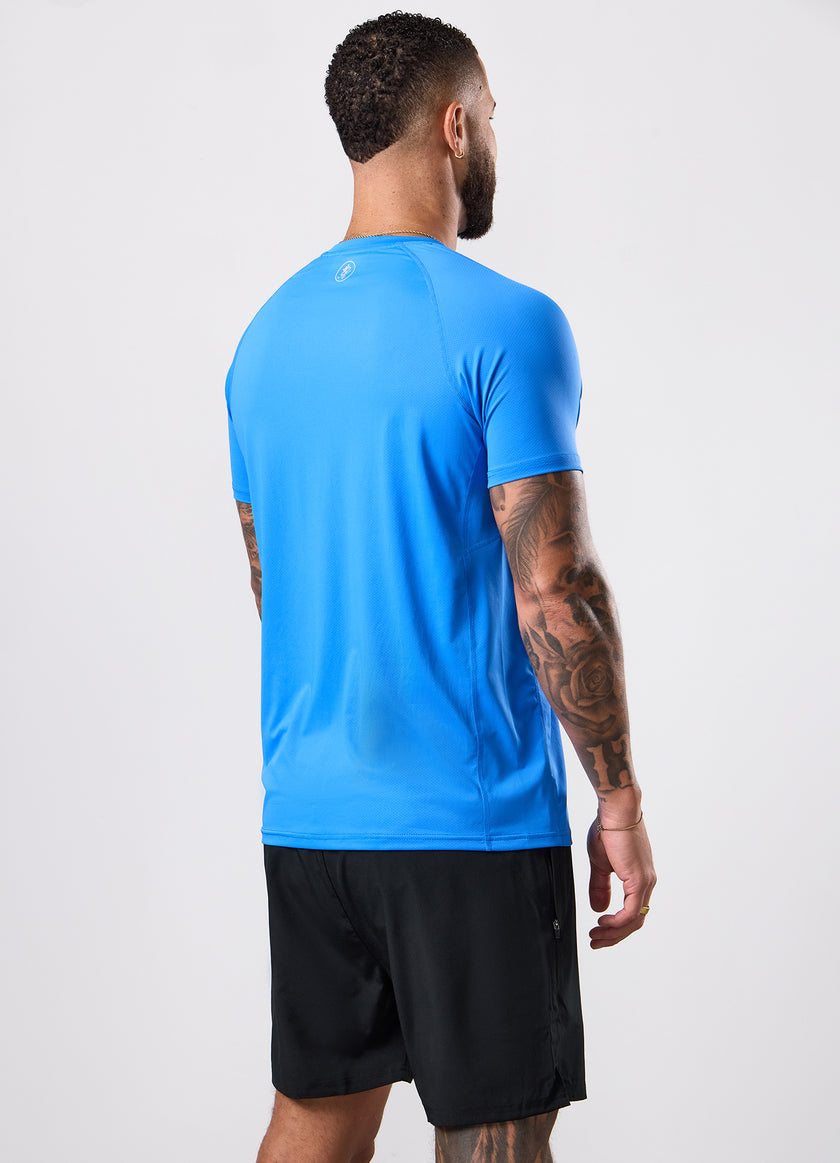 Gym King Energy Tee - Blue Surge