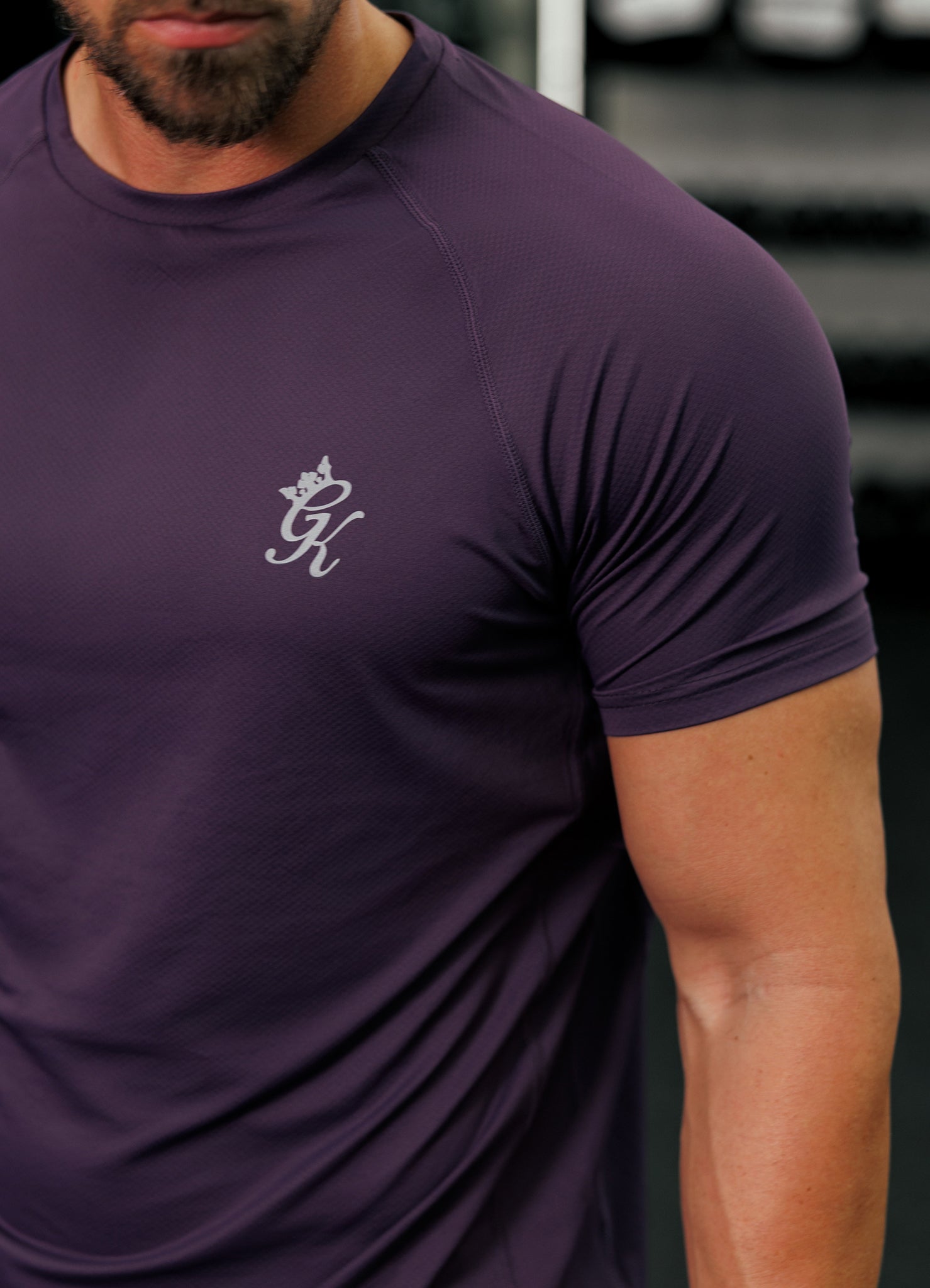 Gym King Energy Tee - Deep Purple