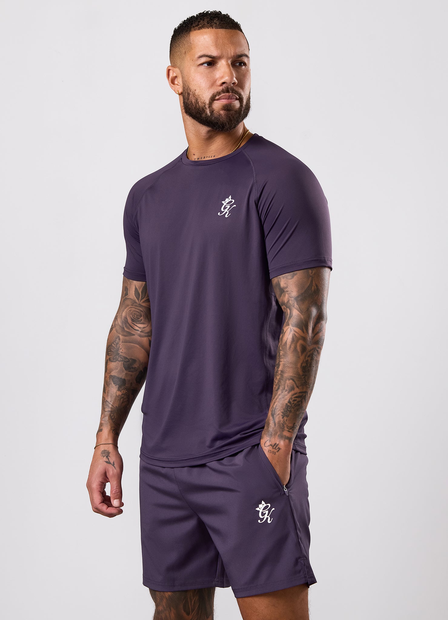 Gym King Energy Tee - Deep Purple