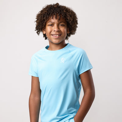 Gym King Kids Energy Tee - Ibiza Blue
