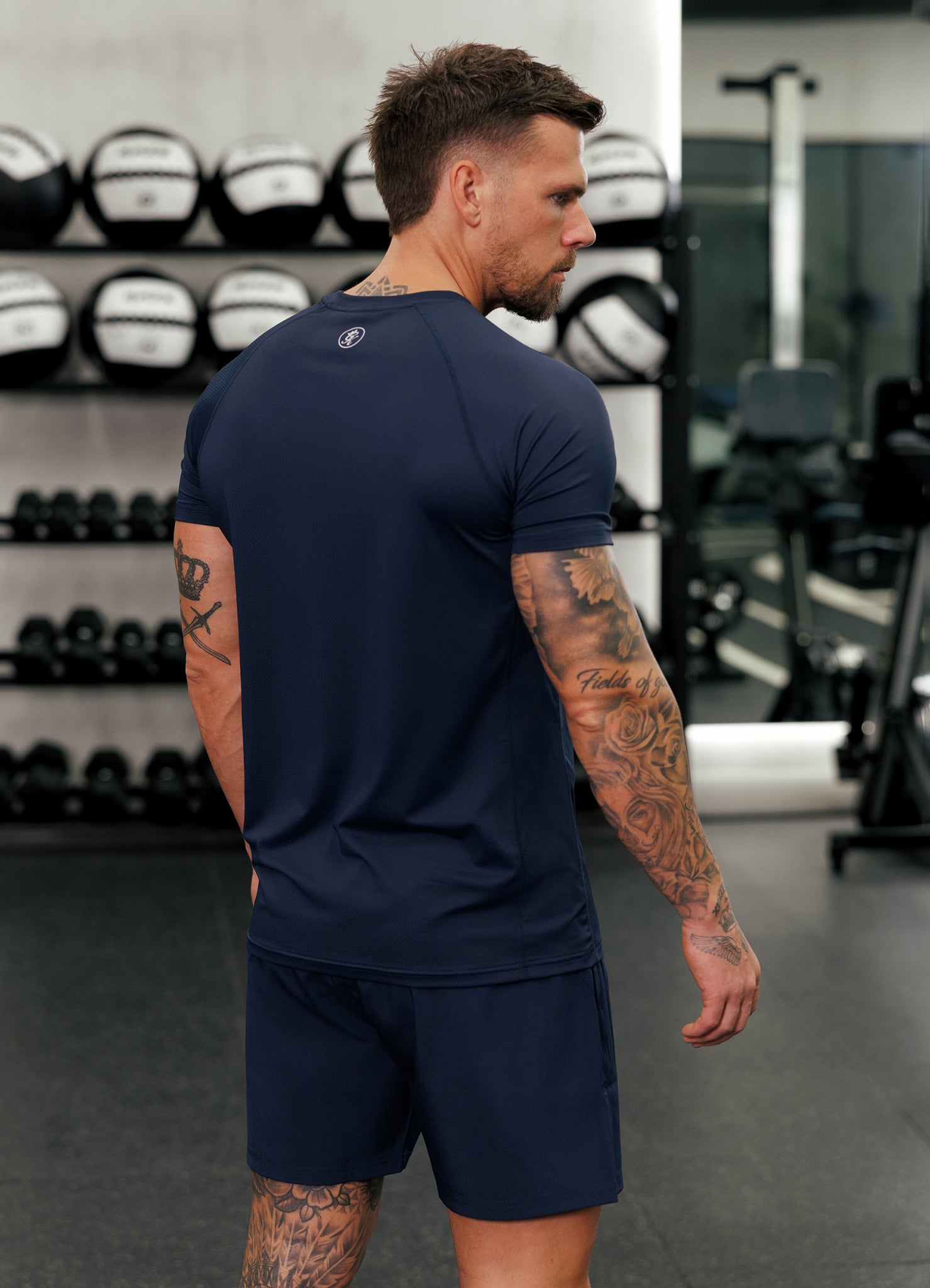 Gym King Energy Tee - Navy