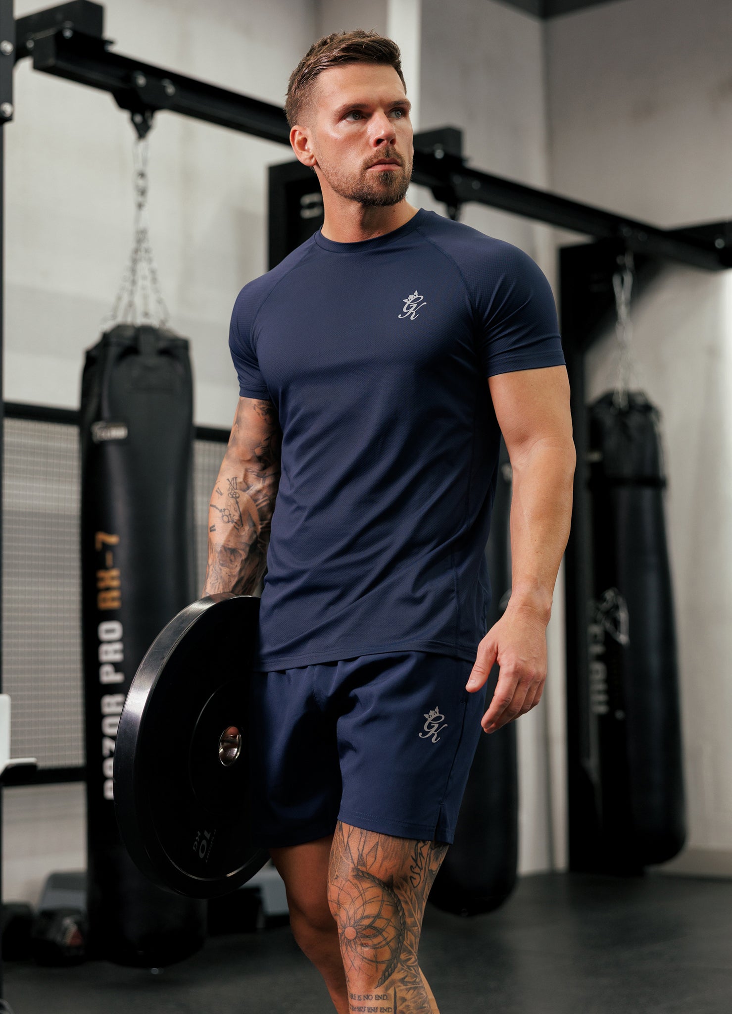 Gym King Energy Tee - Navy