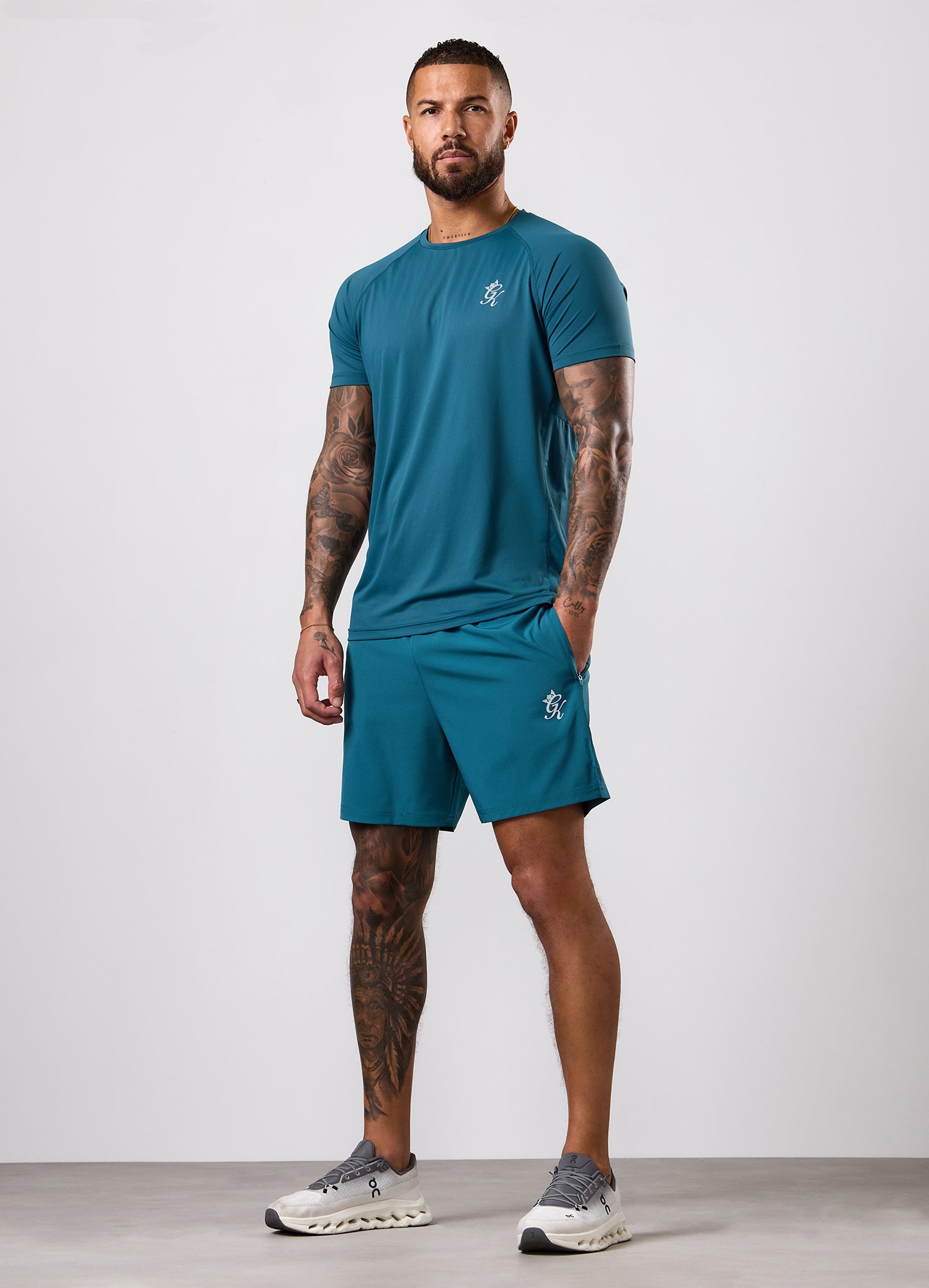 Gym King Energy Tee - Storm Teal
