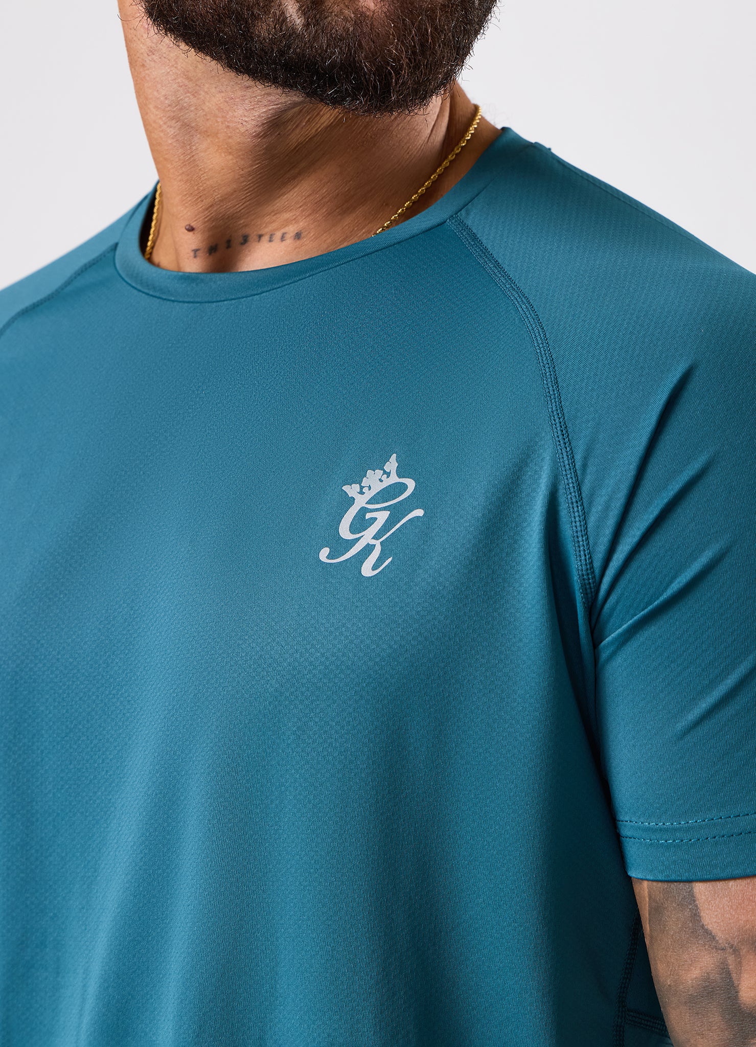 Gym King Energy Tee - Storm Teal