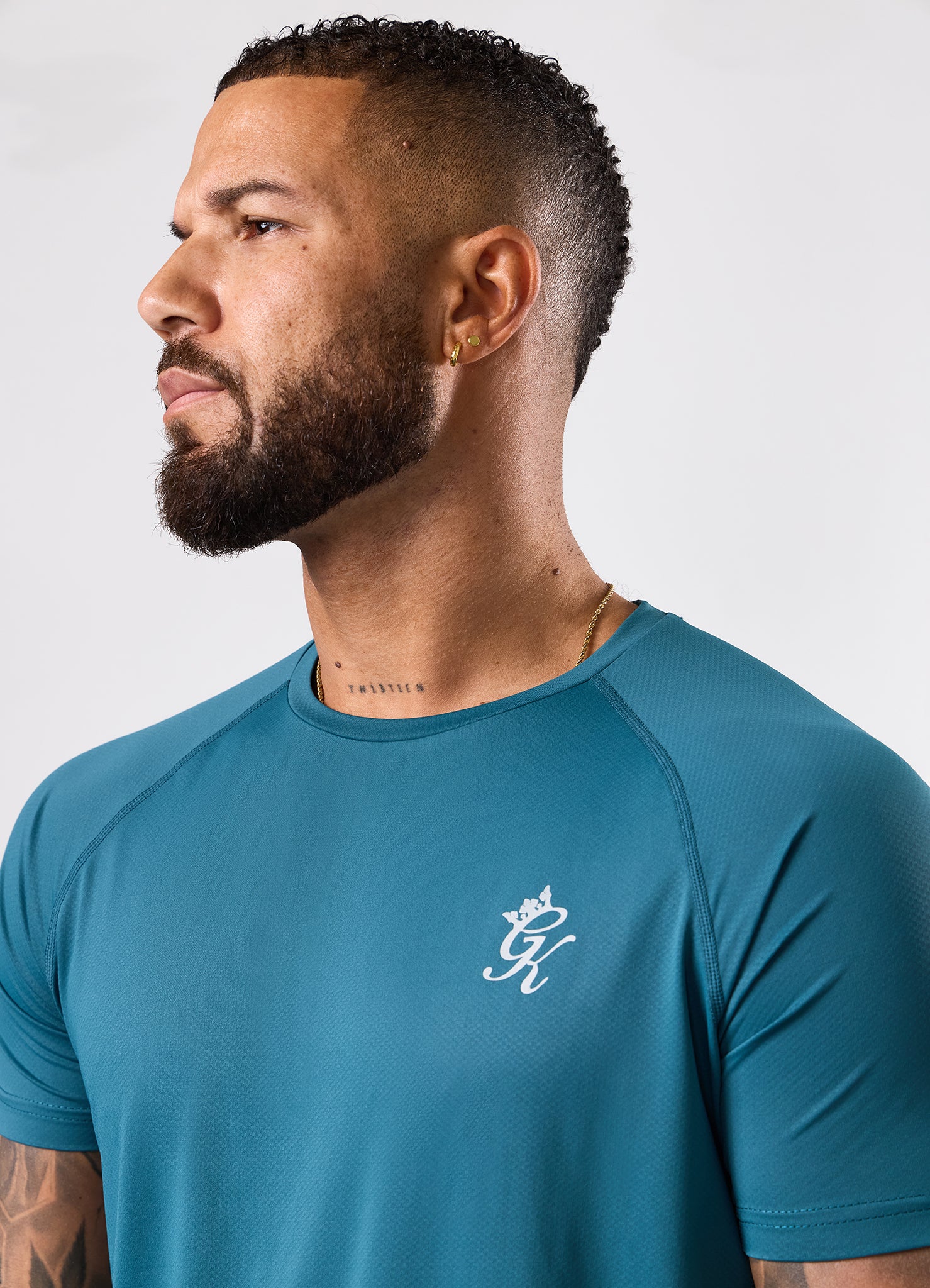 Gym King Energy Tee - Storm Teal
