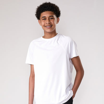 Gym King Kids Energy Tee - White