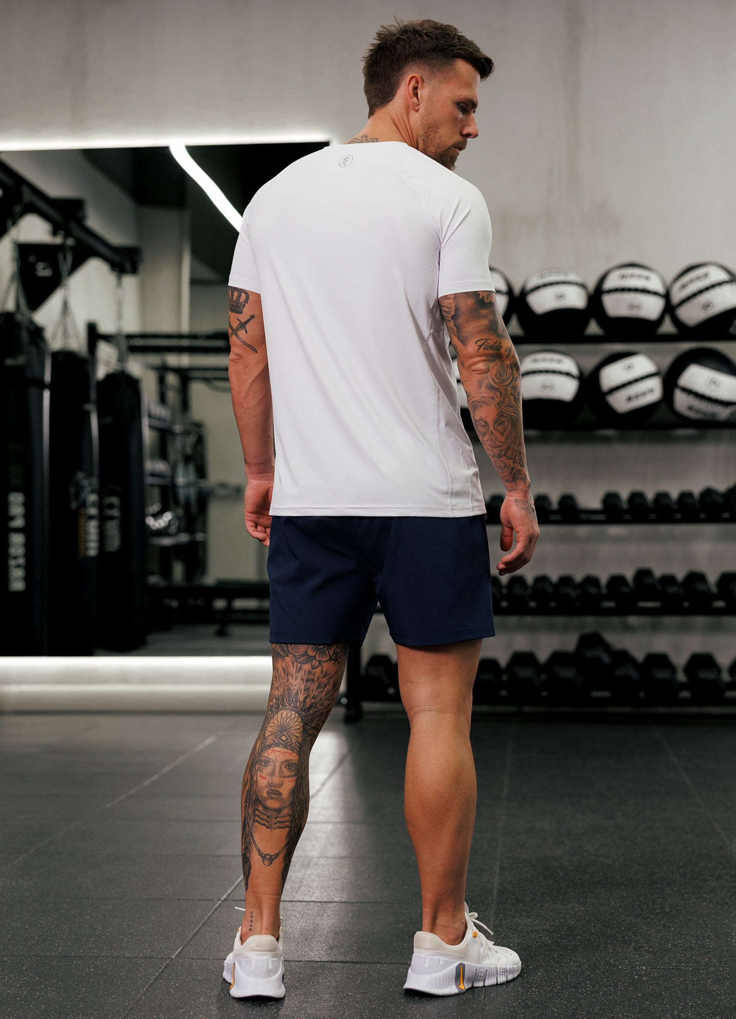 Gym King Energy Tee - White