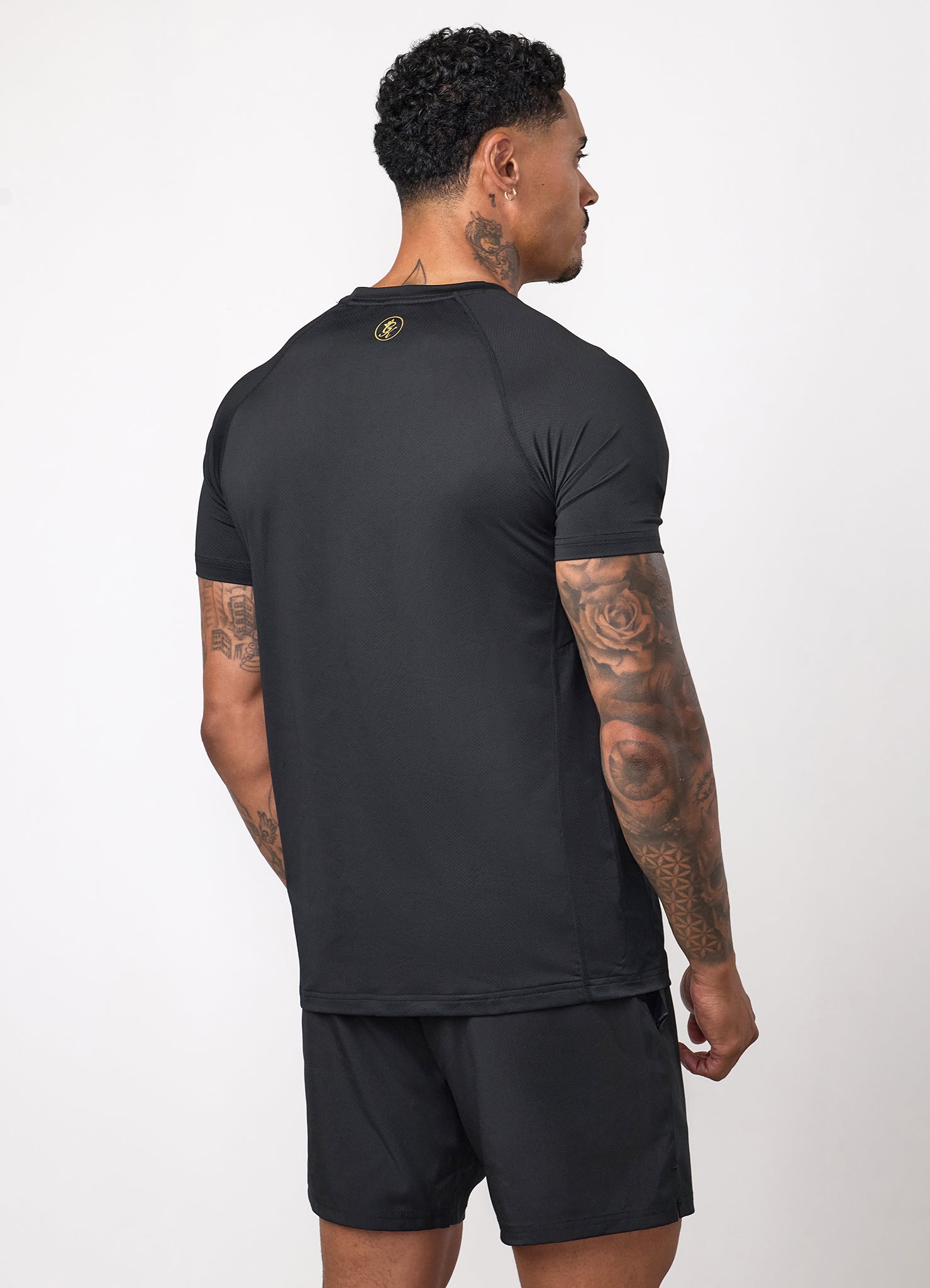 Gym King Energy T-Shirt - Black/Gold