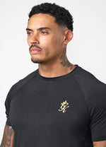 Gym King Energy T-Shirt - Black/Gold thumbnail