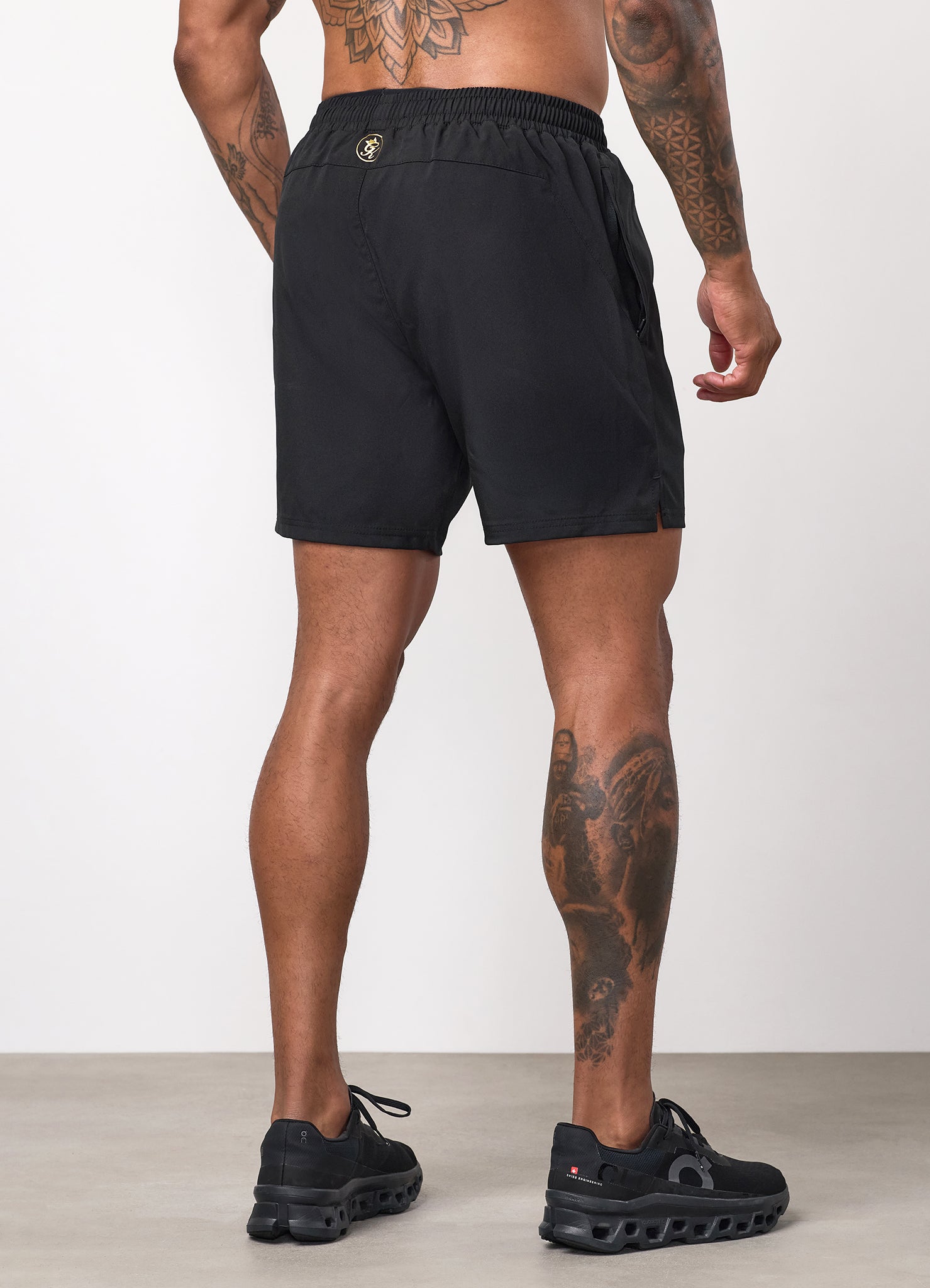 Gym King Energy Short - 6” - Black/Gold