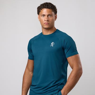 Gym King Energy Tee - Oil Blue