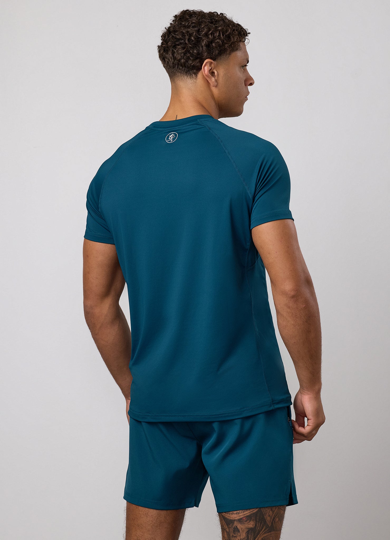 Gym King Energy Tee - Oil Blue