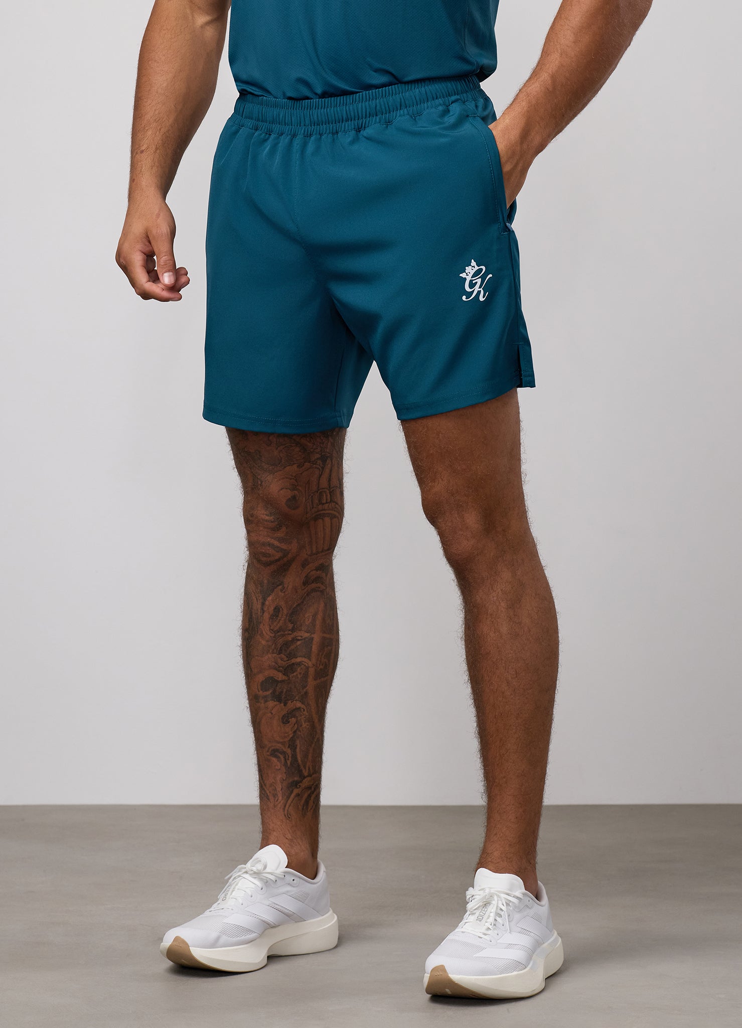 Gym King Energy Short - Oil Blue