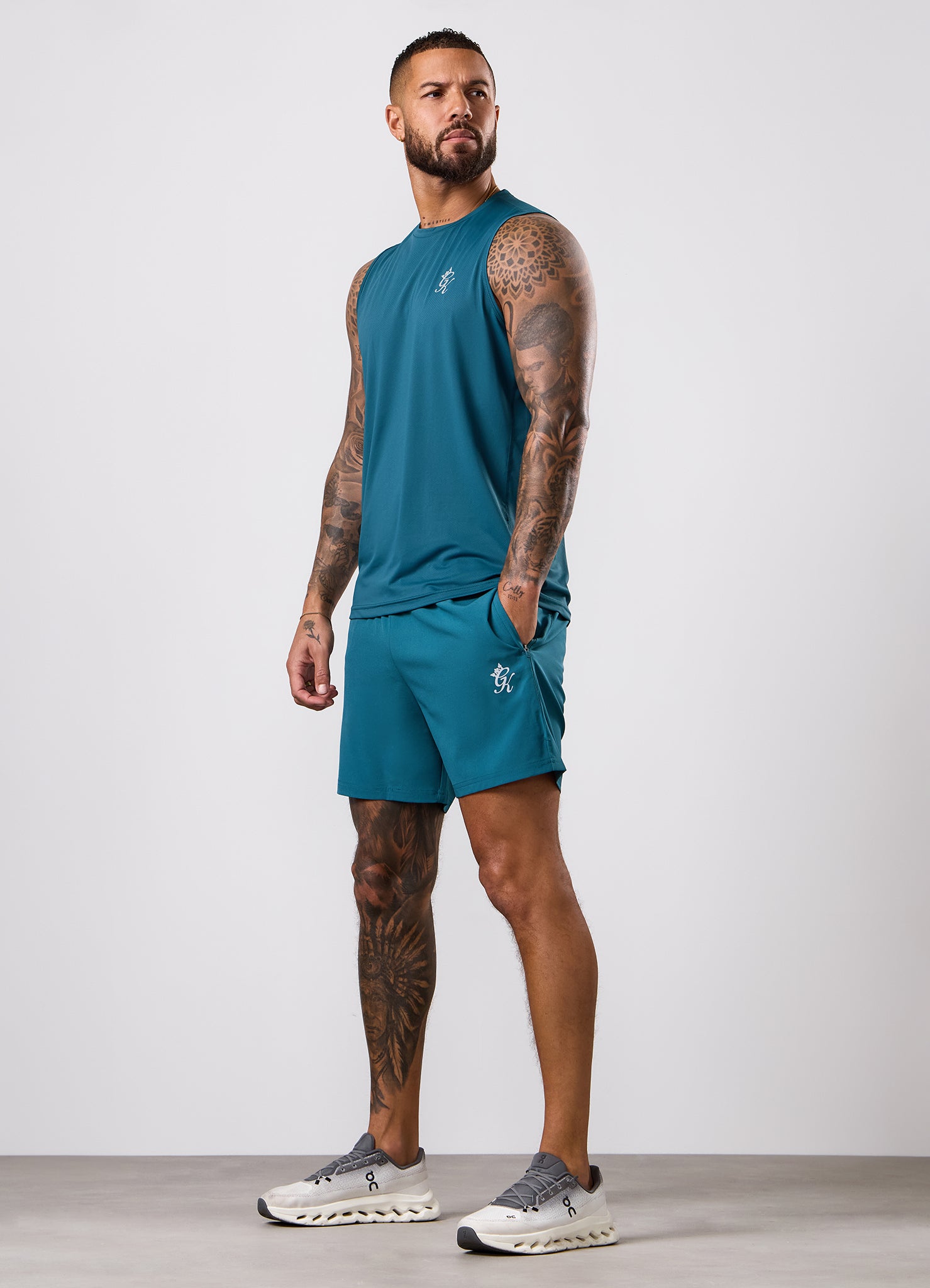 Gym King Energy Vest - Storm Teal