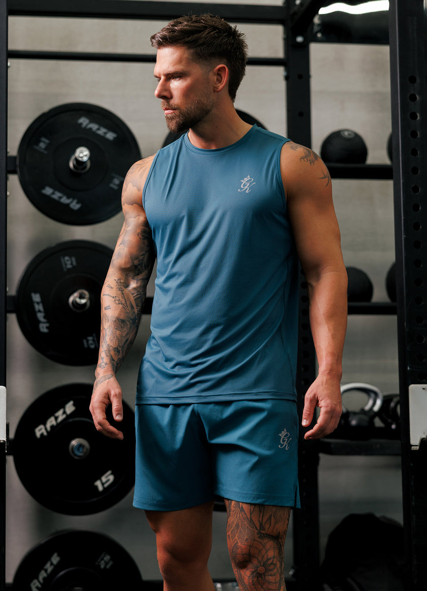 Gym King Energy Vest - Storm Teal