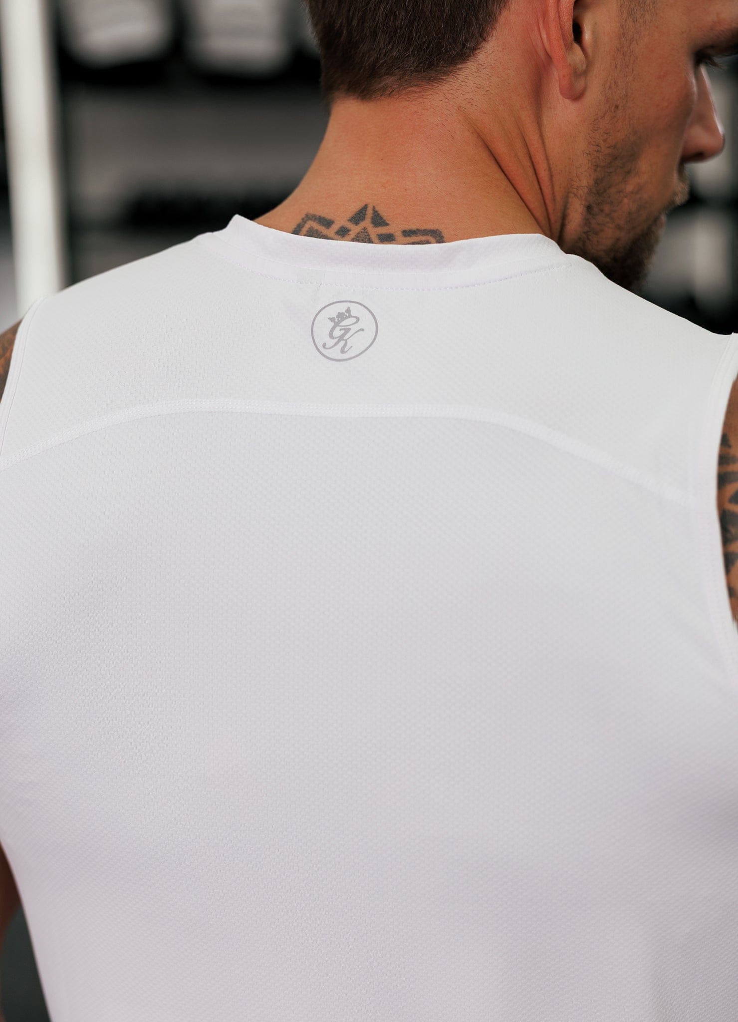 Gym King Energy Vest - White