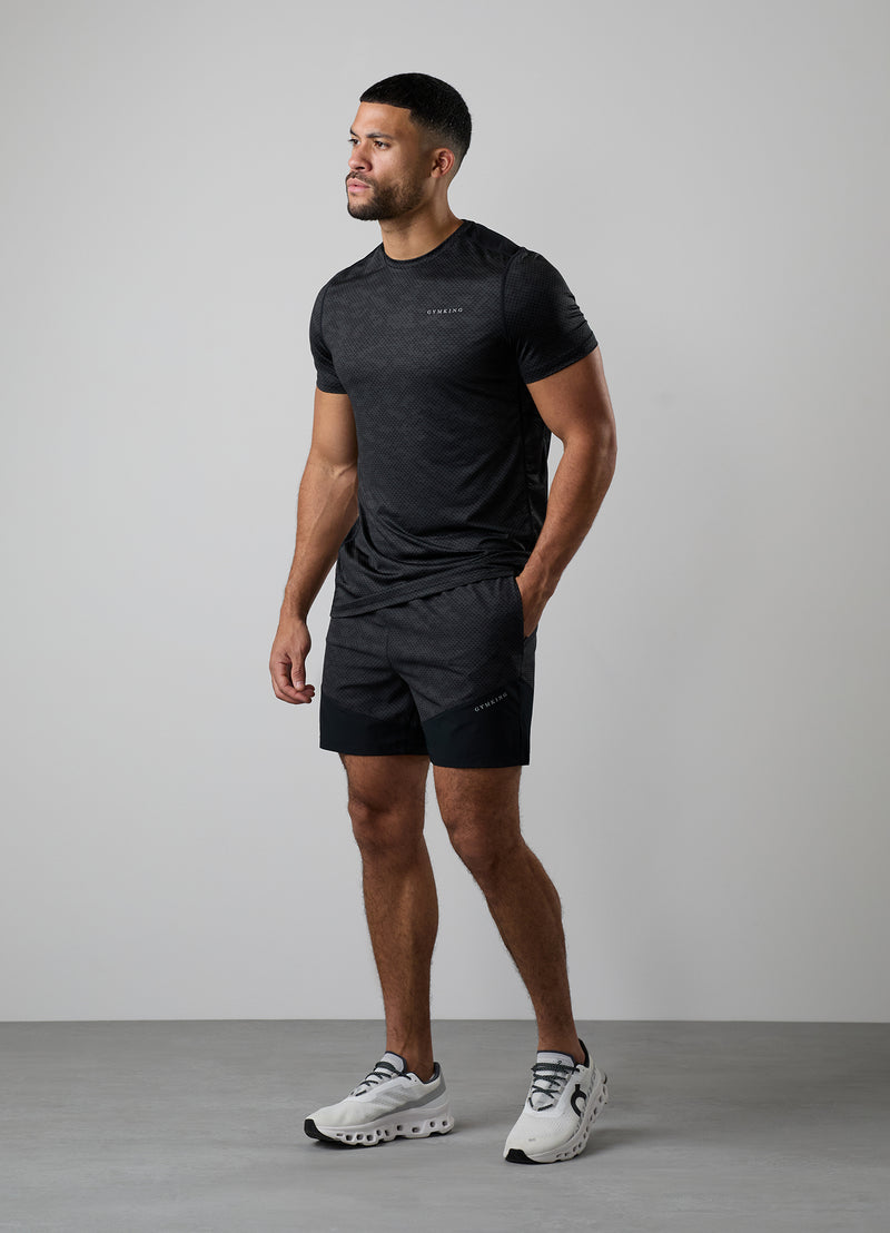 Gym King Enigma AOP Short - Black