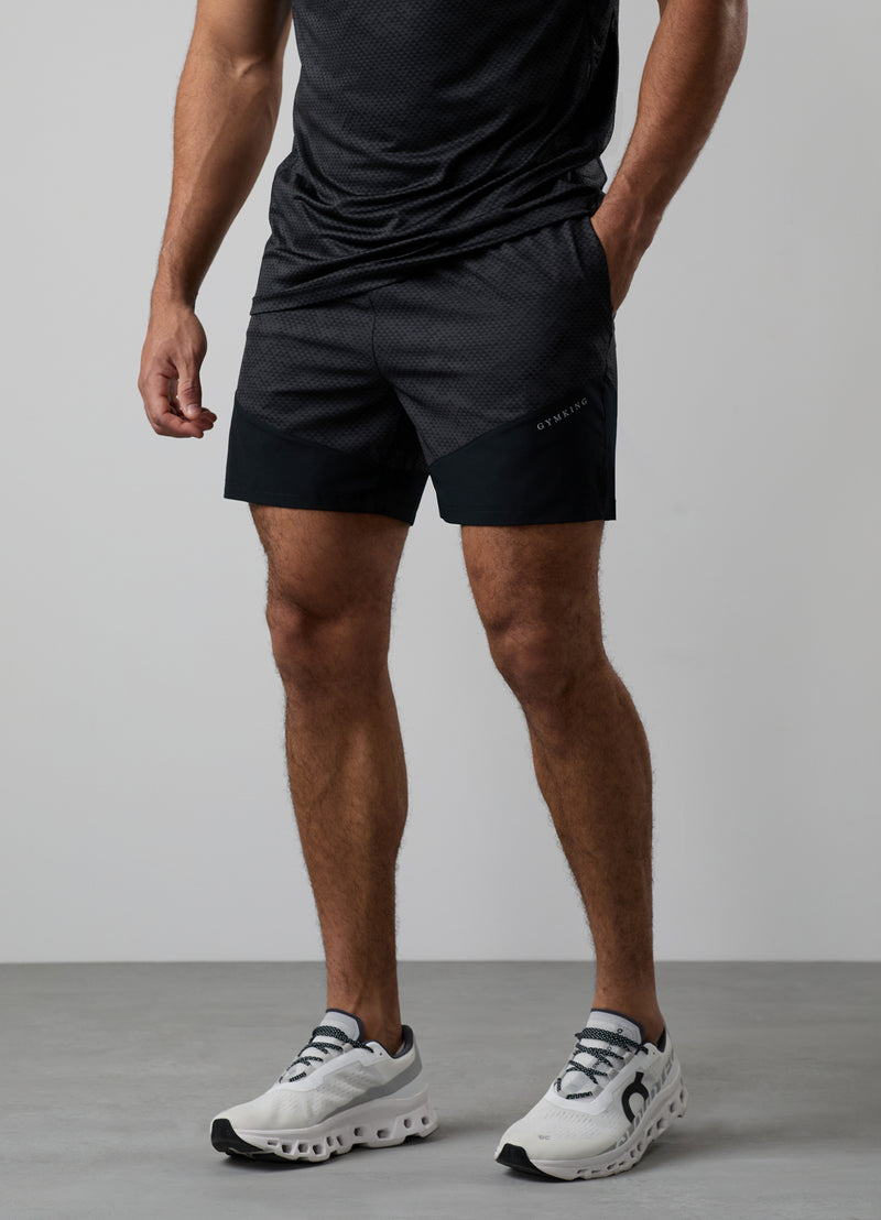 Gym King Enigma AOP Short - Black