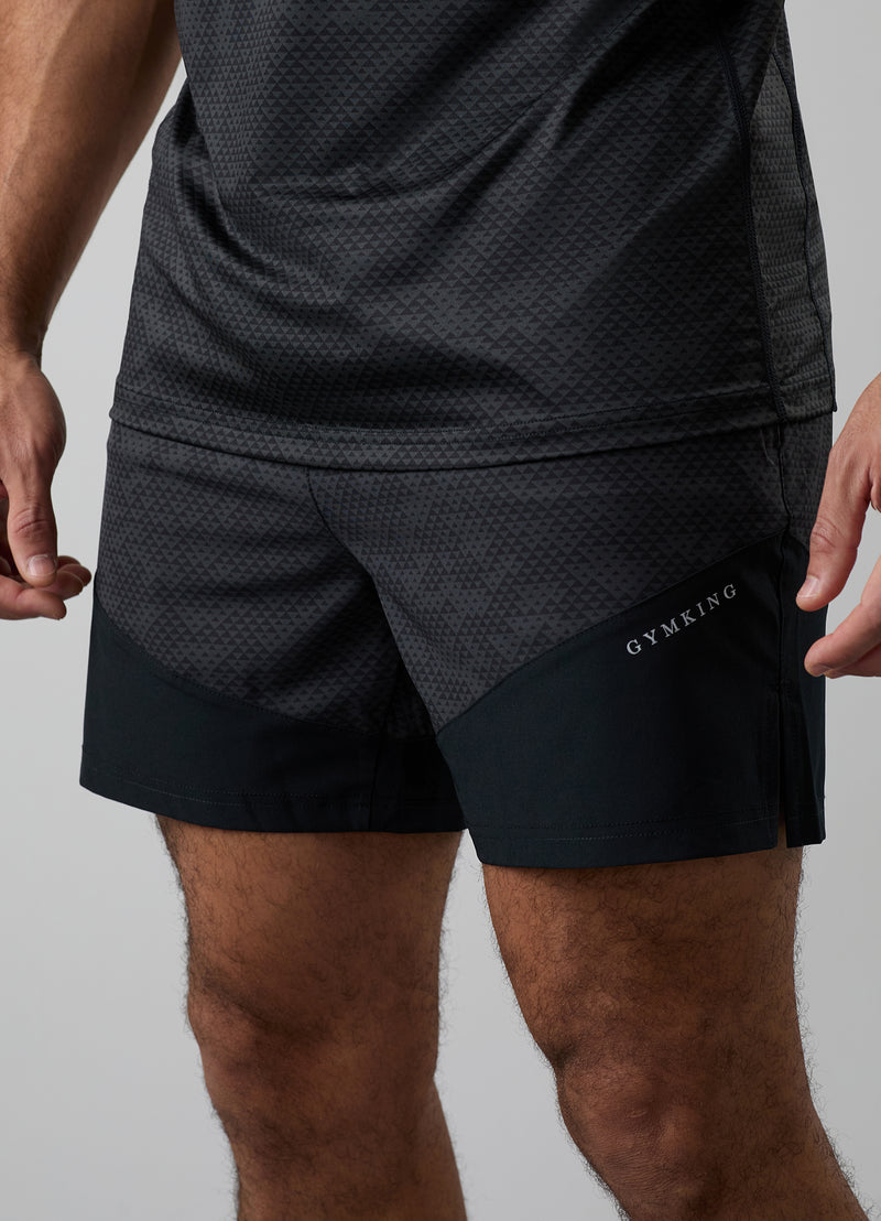 Gym King Enigma AOP Short - Black