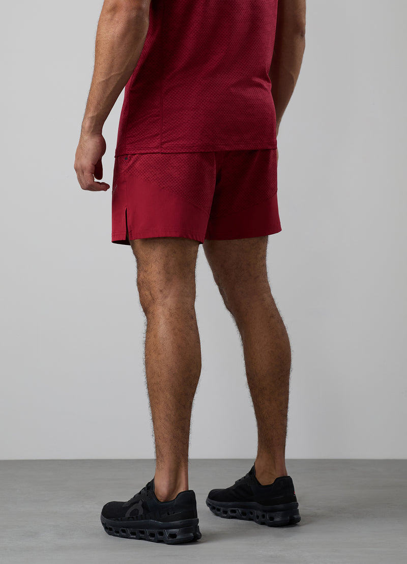 Gym King Enigma AOP Short - Deep Red