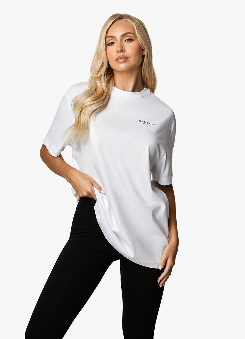 Gym King Established BF Tee - White