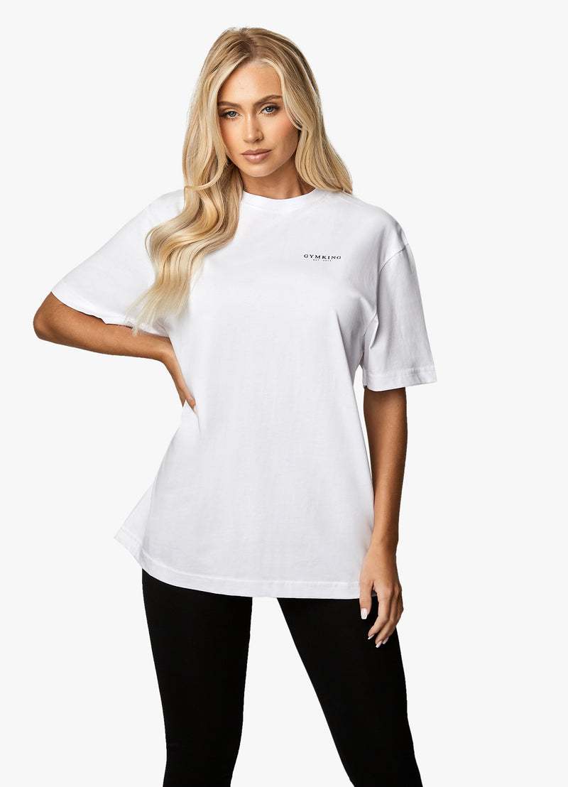 Gym King Established BF Tee - White