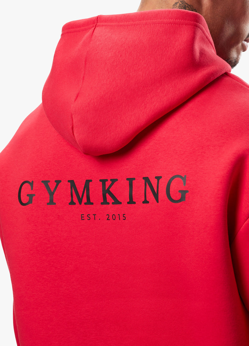 Gym King Established Hood - Red/Black