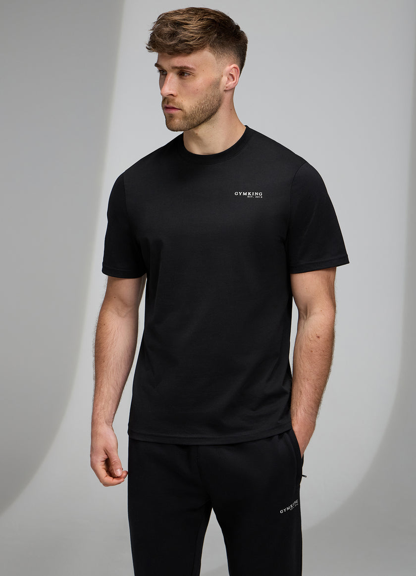 Gym King Established V2 Tee - Black