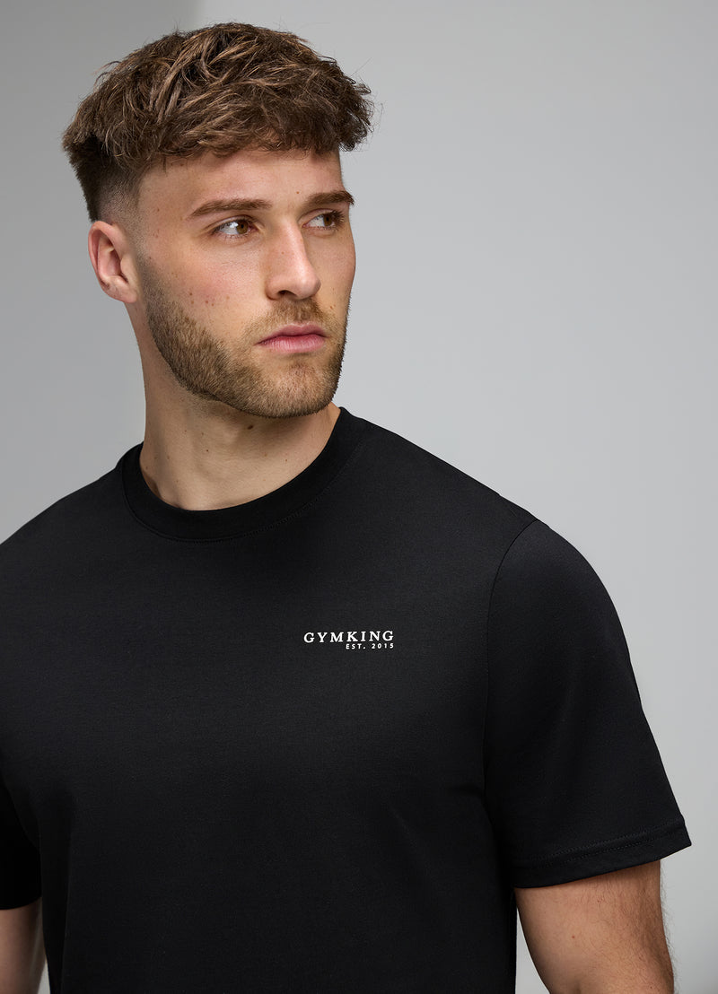Gym King Established V2 Tee - Black