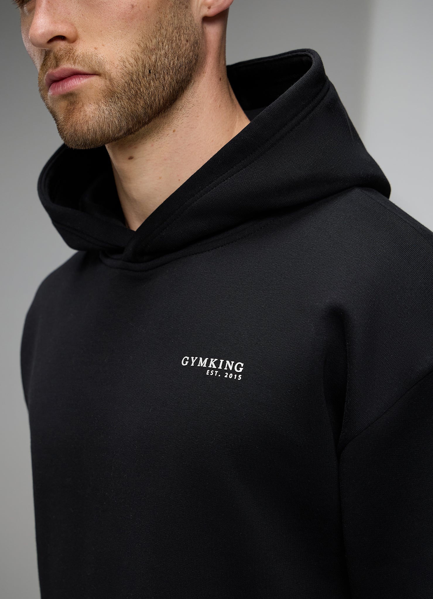 Gym King Established V2 Hood - Black