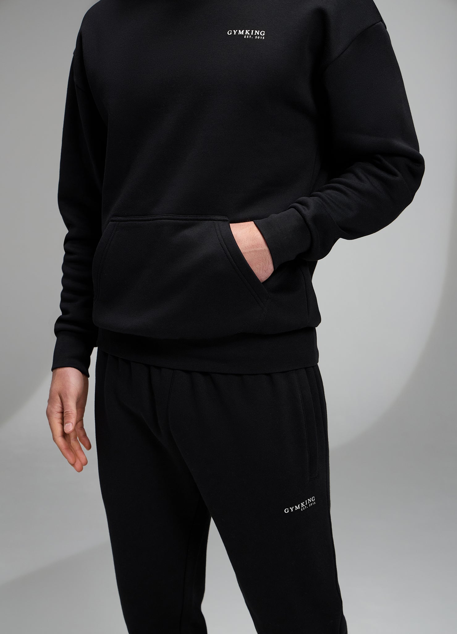 Gym King Established V2 Hood - Black