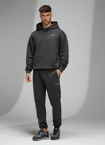 Gym King Established V2 Hood Tracksuit - Green Smoke