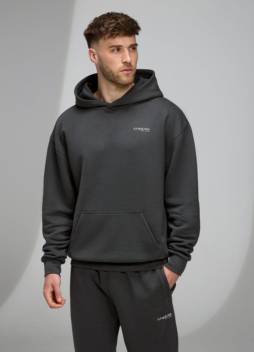 Gym King Established V2 Hood - Green Smoke
