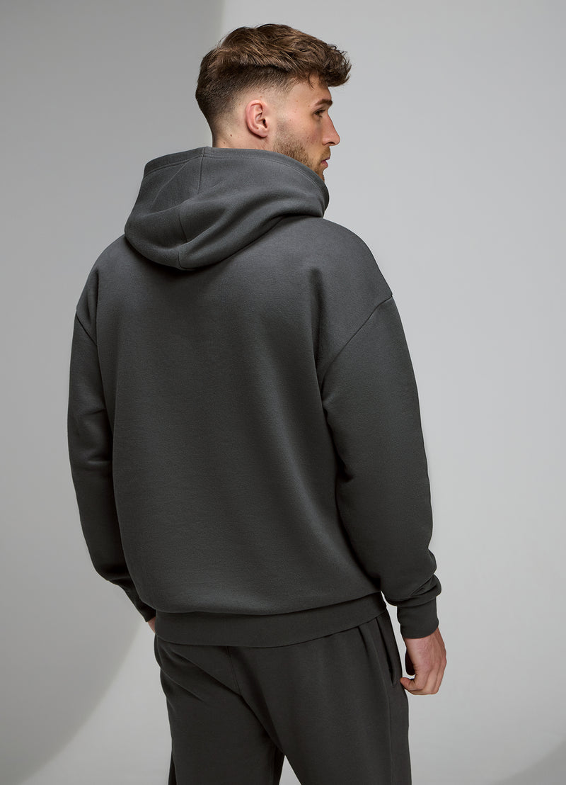 Gym King Established V2 Hood - Green Smoke