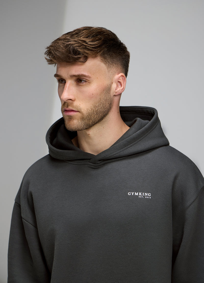 Gym King Established V2 Hood - Green Smoke