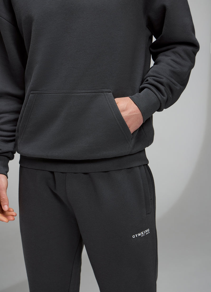 Gym King Established V2 Hood Tracksuit - Green Smoke