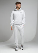 Gym King Established Relaxed Fit Tracksuit - Snow Marl