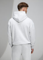 Gym King Established Relaxed Fit Tracksuit - Snow Marl
