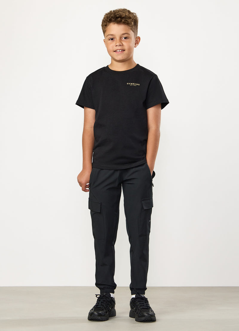 Gym King Kids Established Tee - Black/Gold