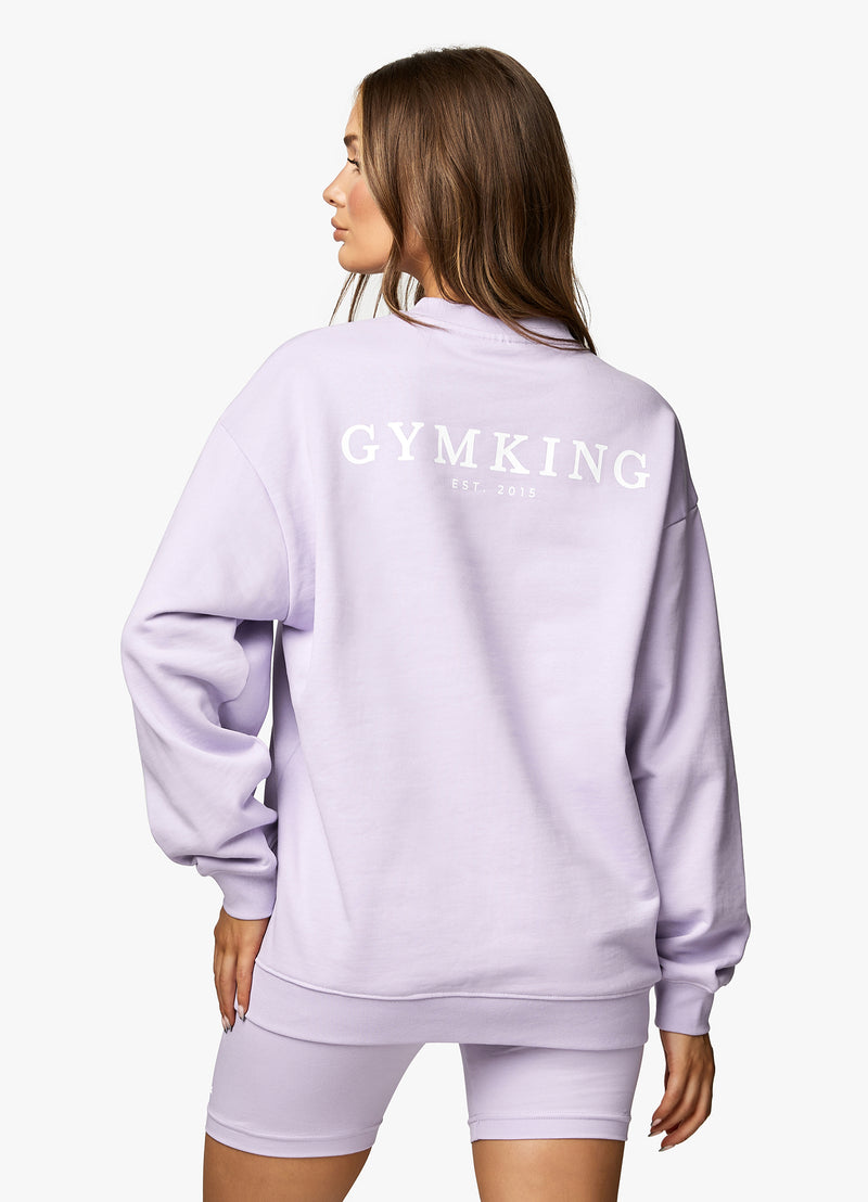 Gym King Established Crew - Lilac