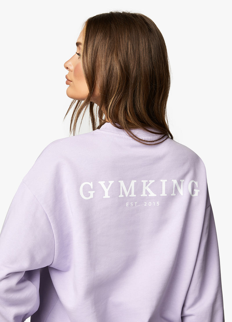 Gym King Established Crew - Lilac