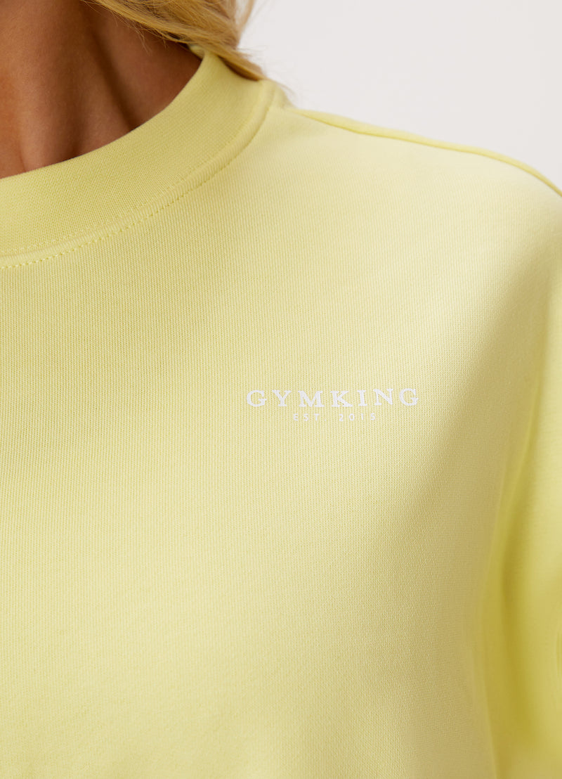 Gym King Established Crew - Lemon Sherbet