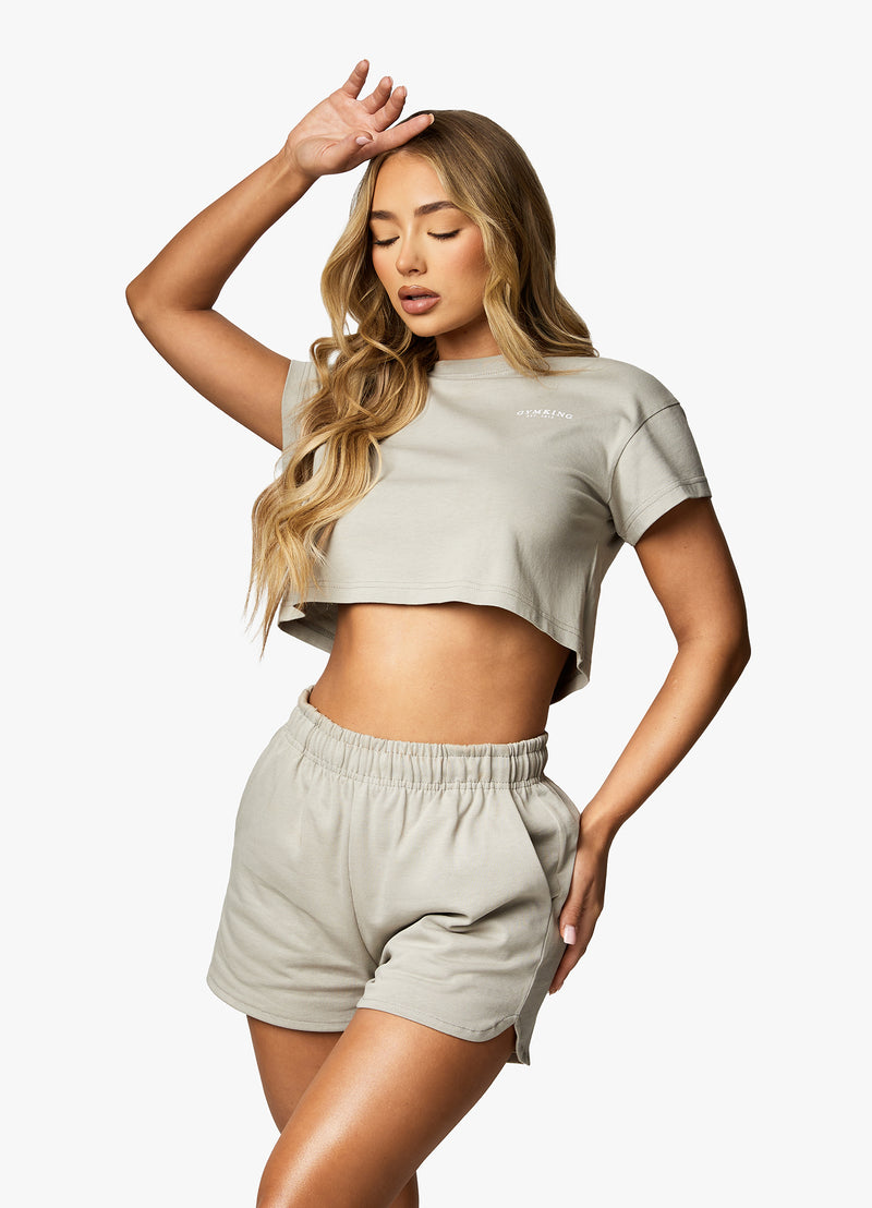Gym King Established Cap Sleeve Tee - Dusky Sage