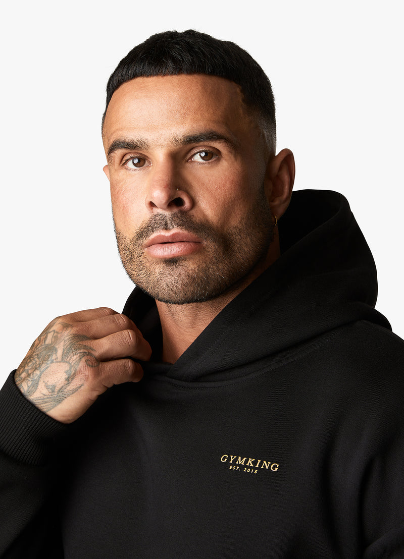 Gym King Established Tracksuit - Black/Gold