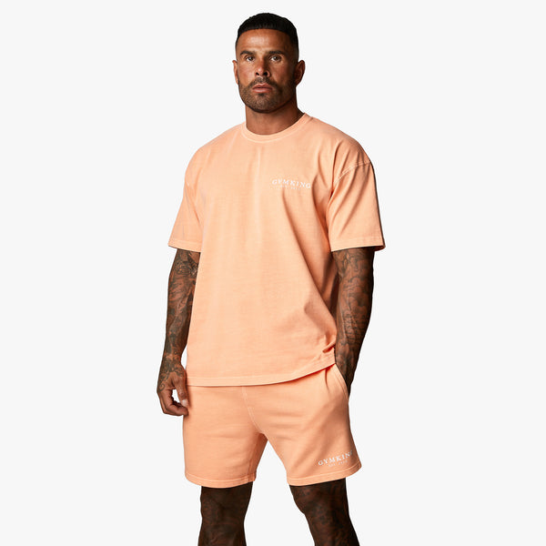 Gym King Est. Legacy Washed Tee - Washed Coral