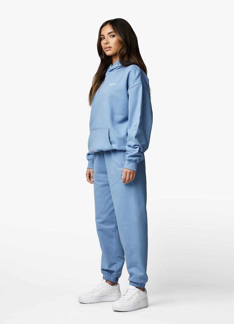 Gym King Established Relaxed Tracksuit - Coastal Blue