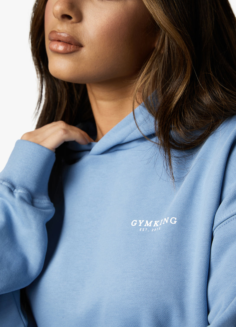 Gym King Established Relaxed Tracksuit - Coastal Blue