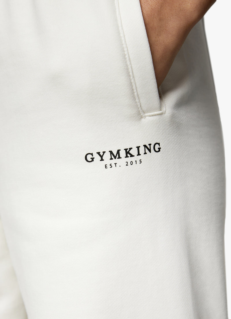 Gym King Established Relaxed Fit Jogger - Cream